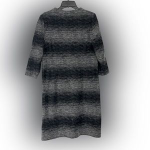 Cato Dress Black Grey Long Sleeve Size L NEW With Tags Very Soft
